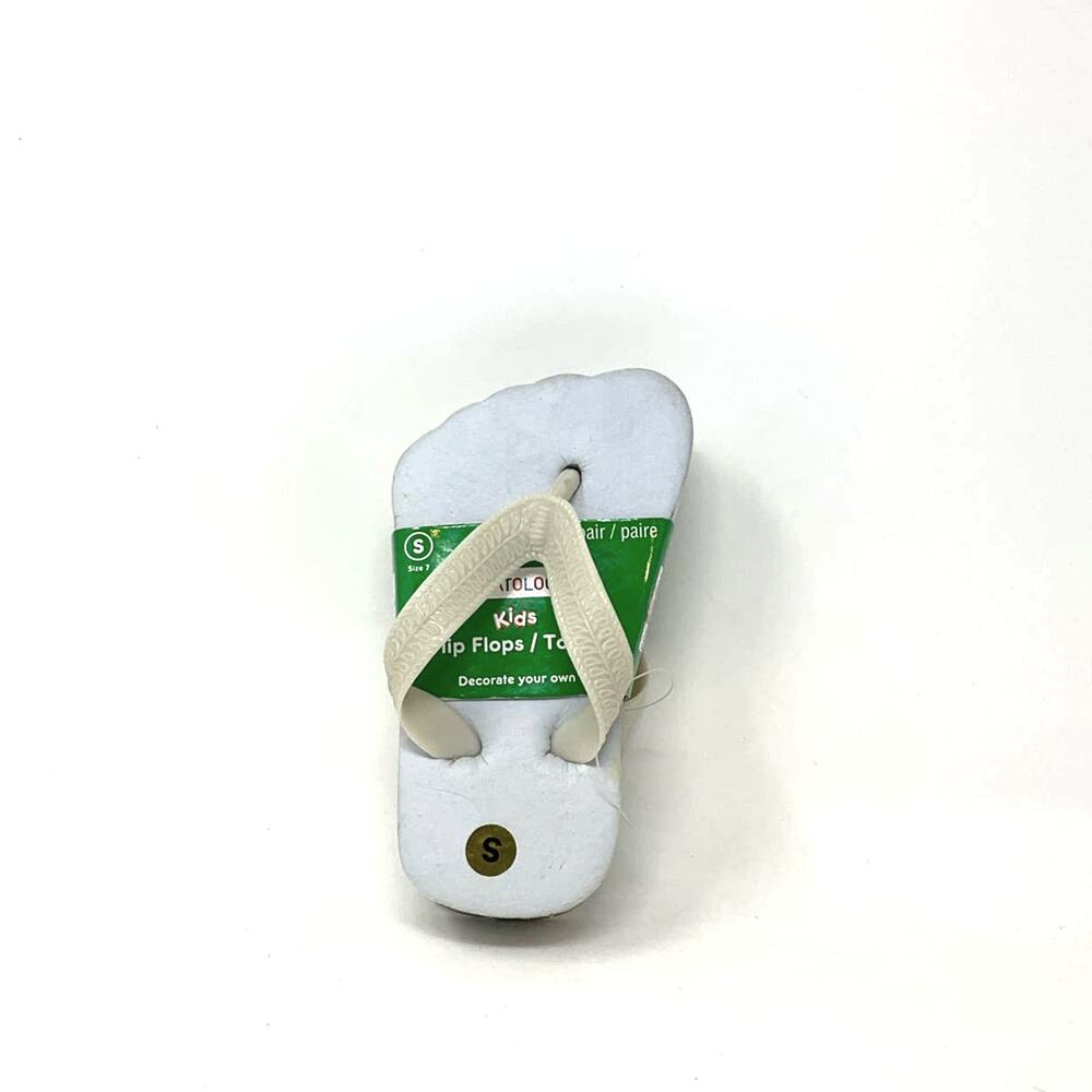 NWT Creatology Kids Gray‎ Flip Flops Tongs Size Sm (7)